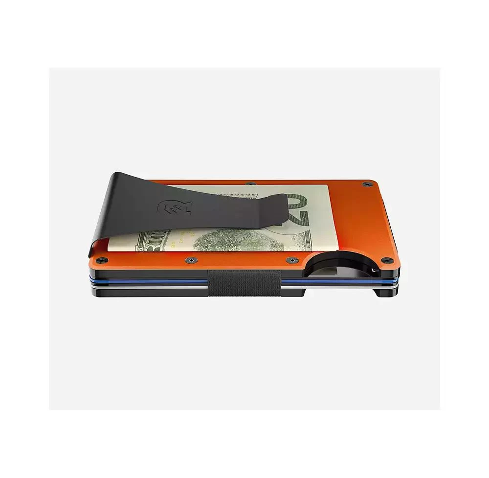 The Ridge Men's RIDGE WALLET - Basecamp Orange - Money Clip 5