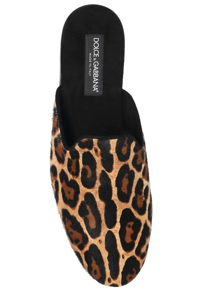 Dolce 
Gabbana Dolce 
Gabbana Leopard Printed Slides 4