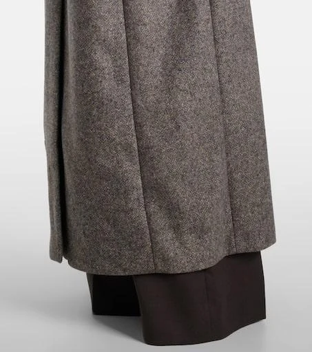 Stella McCartney Double-breasted wool and silk-blend coat 6