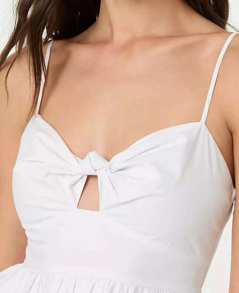 ASTR Women's Twist-Front Bubble-Hem Top 4