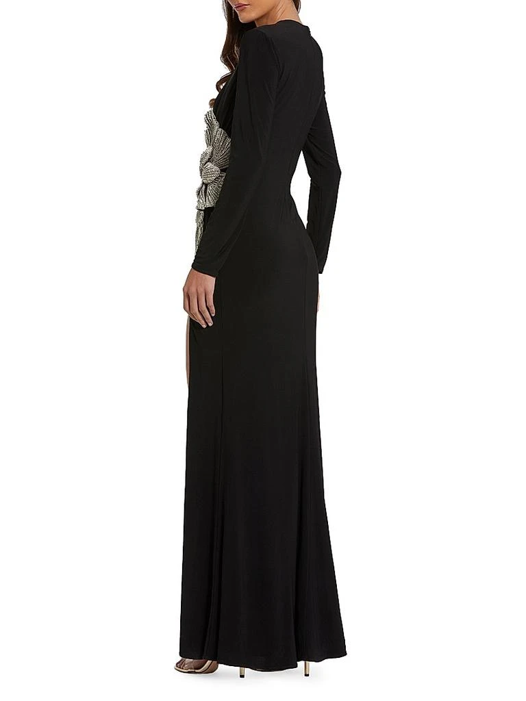 Mac Duggal Jersey Beaded Floral Long-Sleeve Gown - Dresses & Skirts - Free Shipping - BeyondStyle Mac Duggal Jersey Beaded Floral Long-Sleeve Gown - Dresses & Skirts - Free Shipping - BeyondStyle