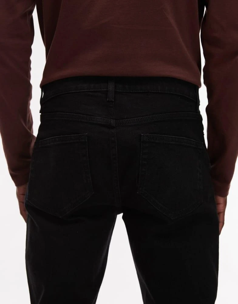 Topman Topman stretch skinny jeans in black 4