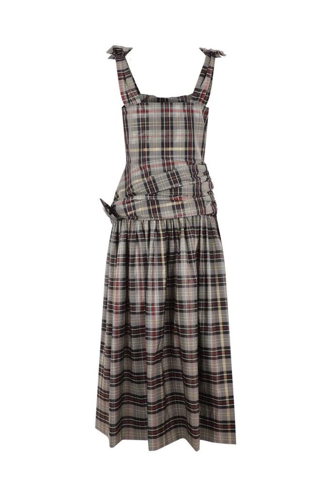 Molly Goddard Molly Goddard Checked Sleeveless Dress 2