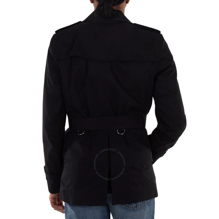 Burberry Men's Heritage Black Kensinton Short Trench 3