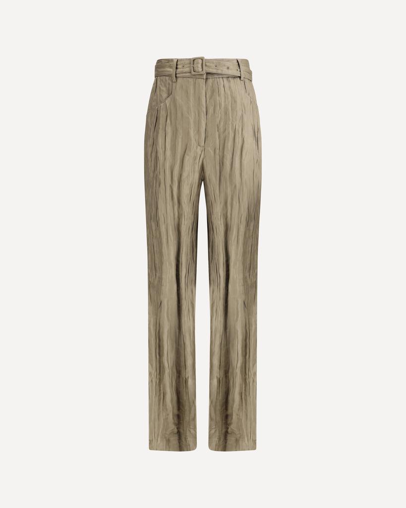 Gabriela Hearst Ruched silk Norman Pants