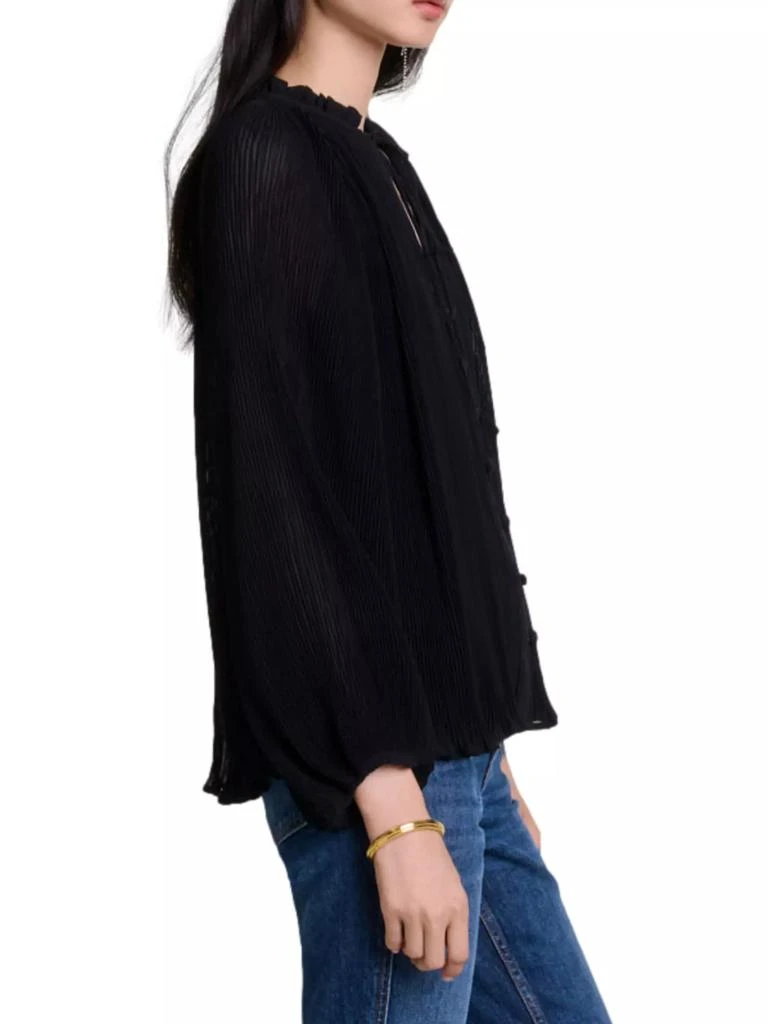 Maje Pleated Shirt 4