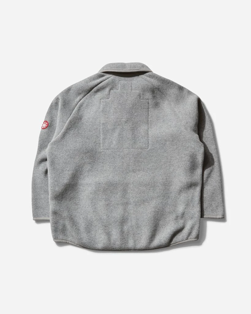 Cav Empt Men's PW Fleece Zip Up Jacket Grey 2