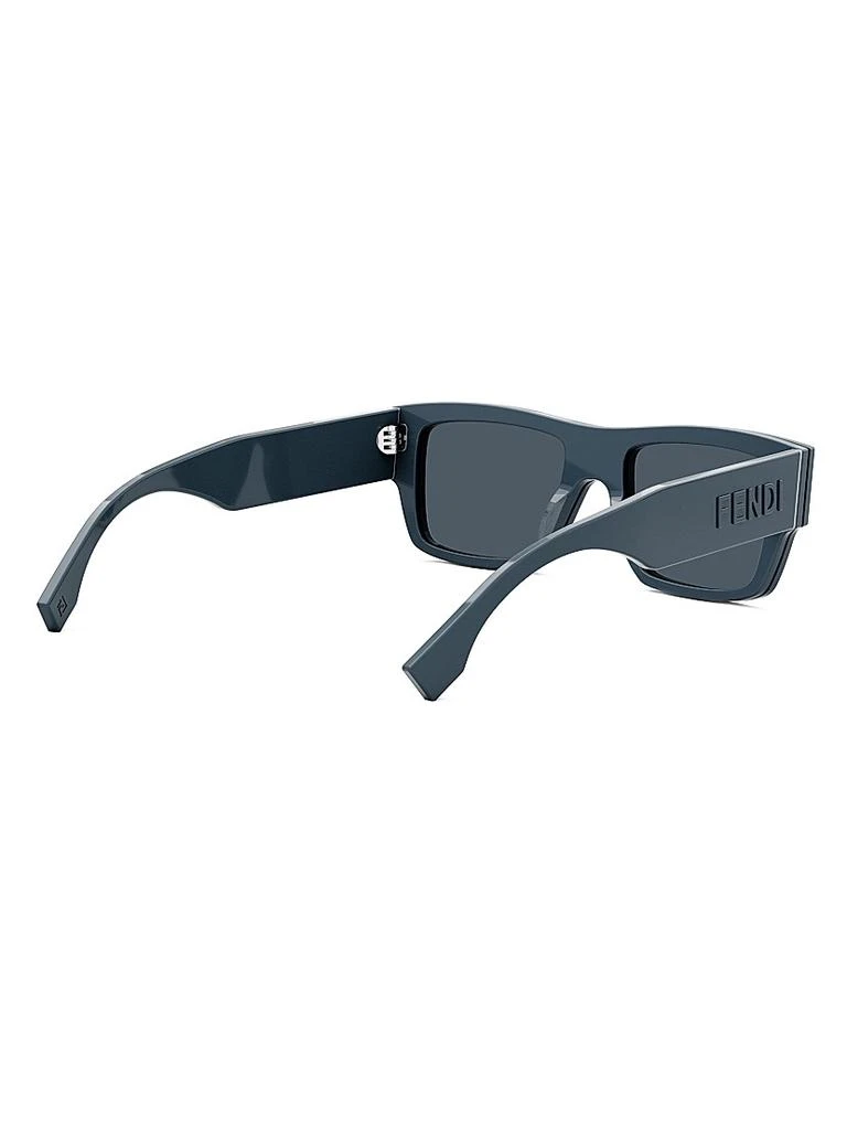 Fendi Signature 53MM Rectangular Sunglasses 7