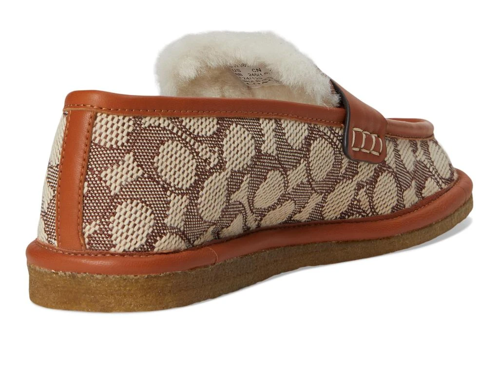 Coach Forest Signature Textile Jacquard Slipper 5