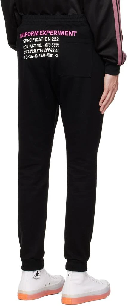 Uniform Experiment Black Slim Lounge Pants 3