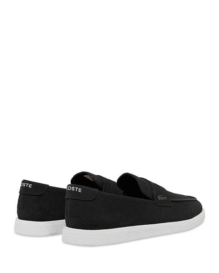 Lacoste Men's Cochet Slip On Suede Loafers 4