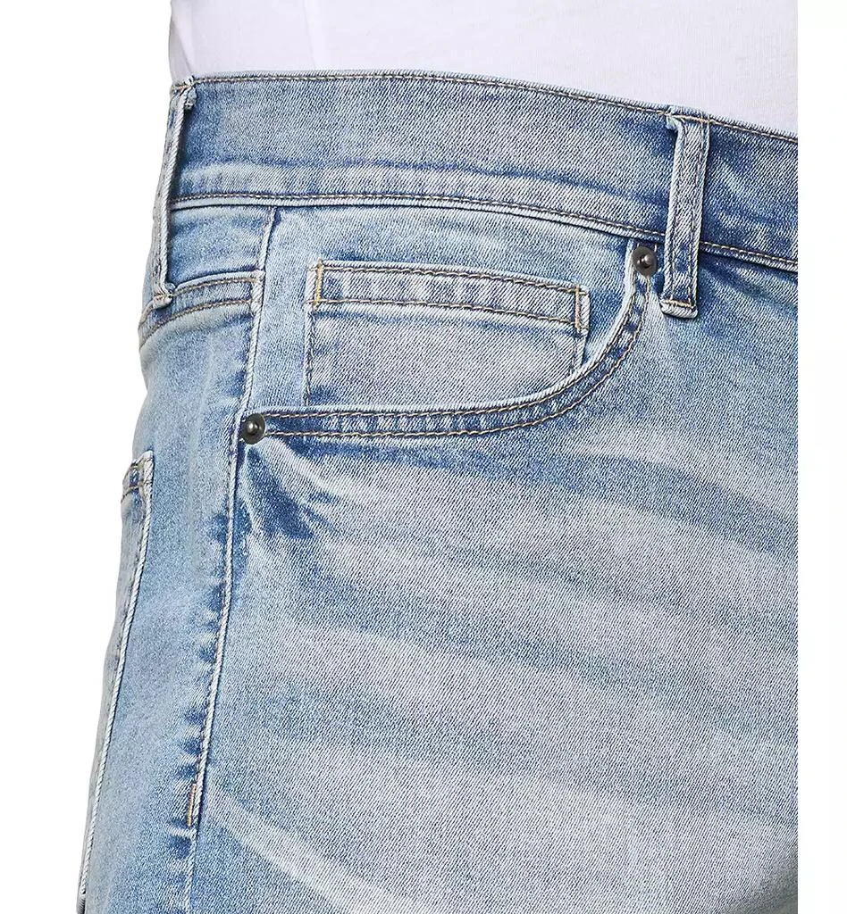 Lazer Men's Miles Slim-Fit Stretch 9-1/2" Denim Shorts 4