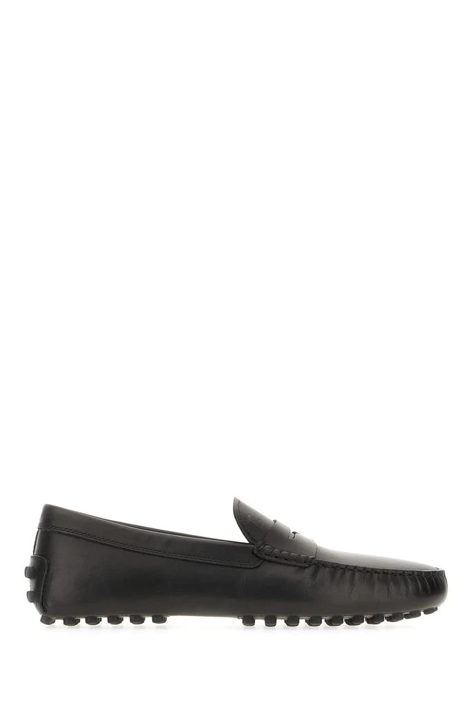 Tod's Black Leather Loafers 1