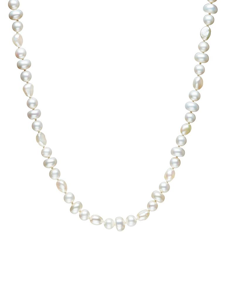 Sheryl Lowe Cultured Pearl Knotted Necklace