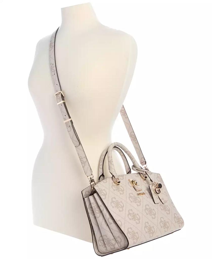 GUESS Queensland Luxury 4Q Oversized Logo Satchel Bag