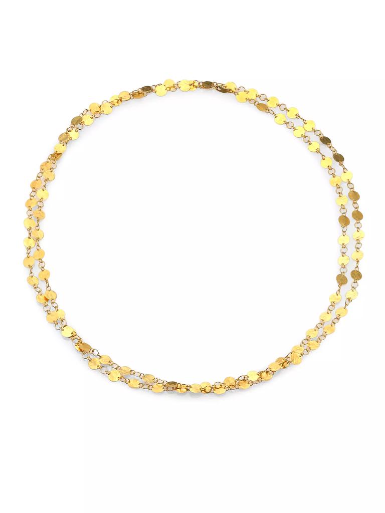 Gurhan Lush 24K Yellow Gold Long Flake Necklace