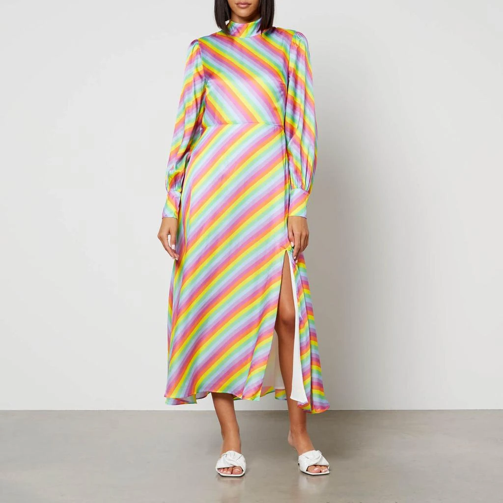 Olivia Rubin Olivia Rubin Nessie Printed Satin Midi Dress 1