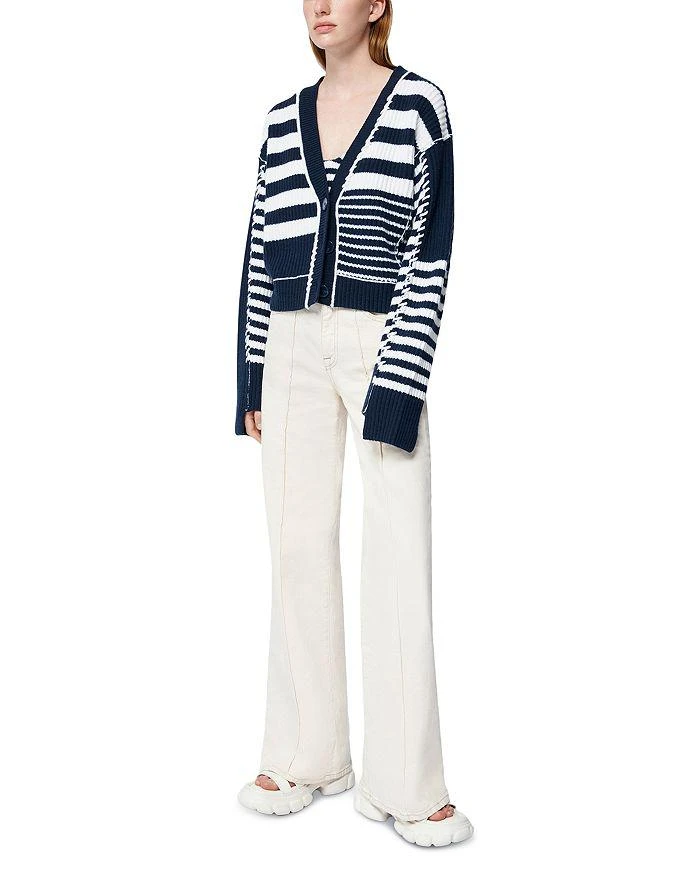 SIMKHAI Adara V Neck Cardigan Sweater 4