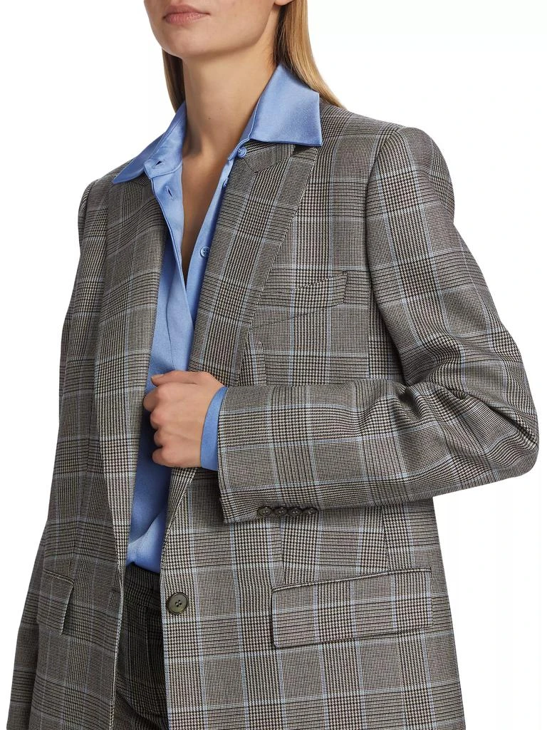 Michael Kors Darcy Glen Check Blazer 6