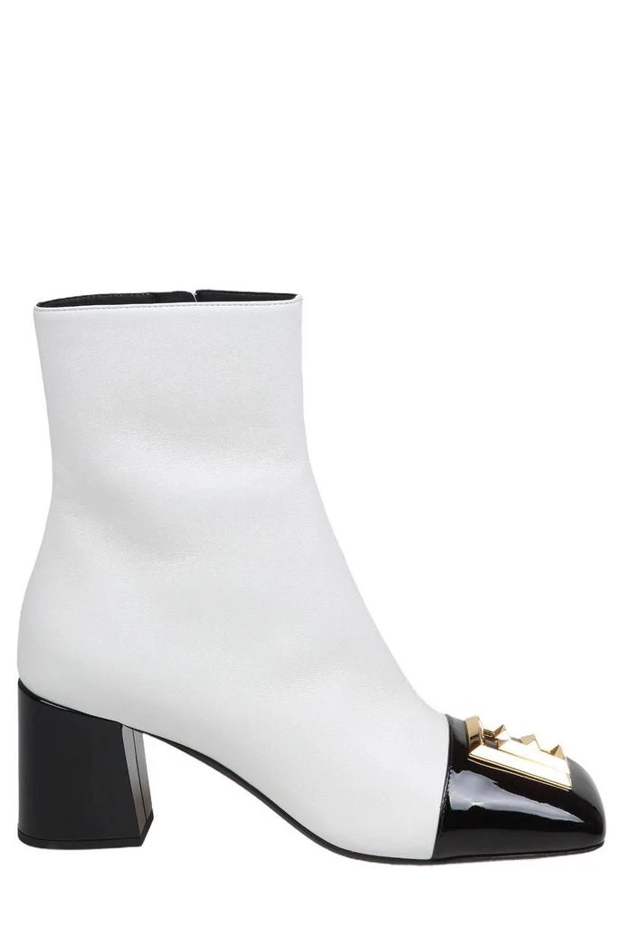 Balmain Balmain Edna PB Logo Plaque Ankle Boots 1