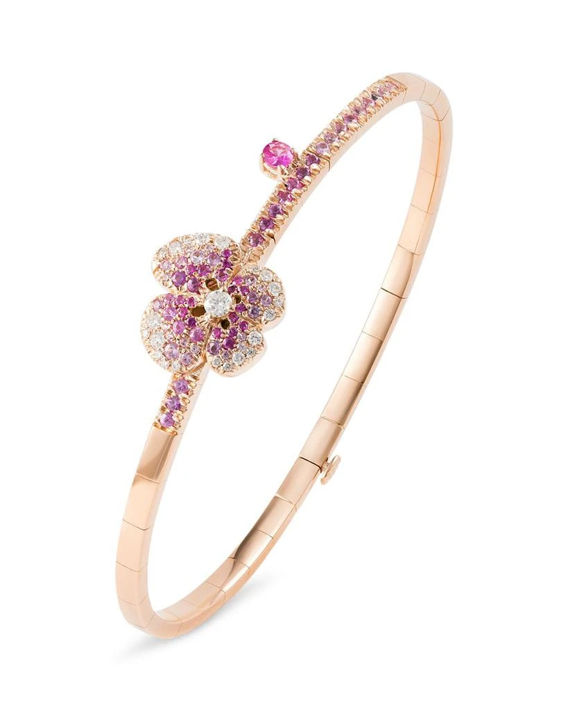 Miseno Jewelry 18K Rose Gold Ischia Bracelet with Diamonds
Pink Sapphires 2