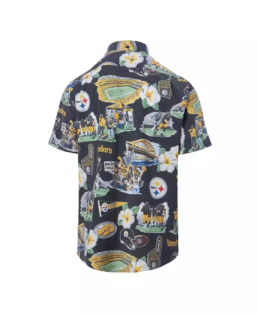 Reyn Spooner Men's Black Pittsburgh Steelers Scenic Button-Down Shirt 3