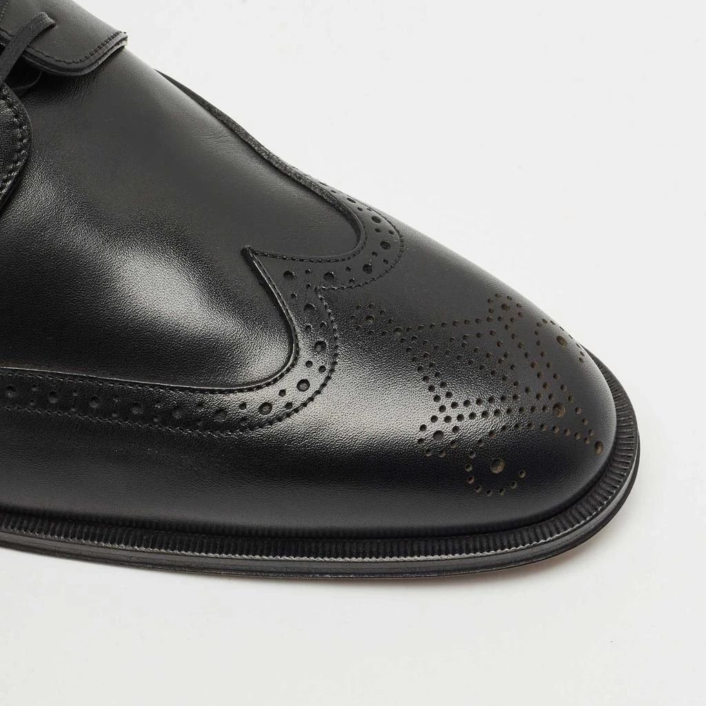 Dior Dior Black Brogue Leather Lace Up Derby Size 43.5 7