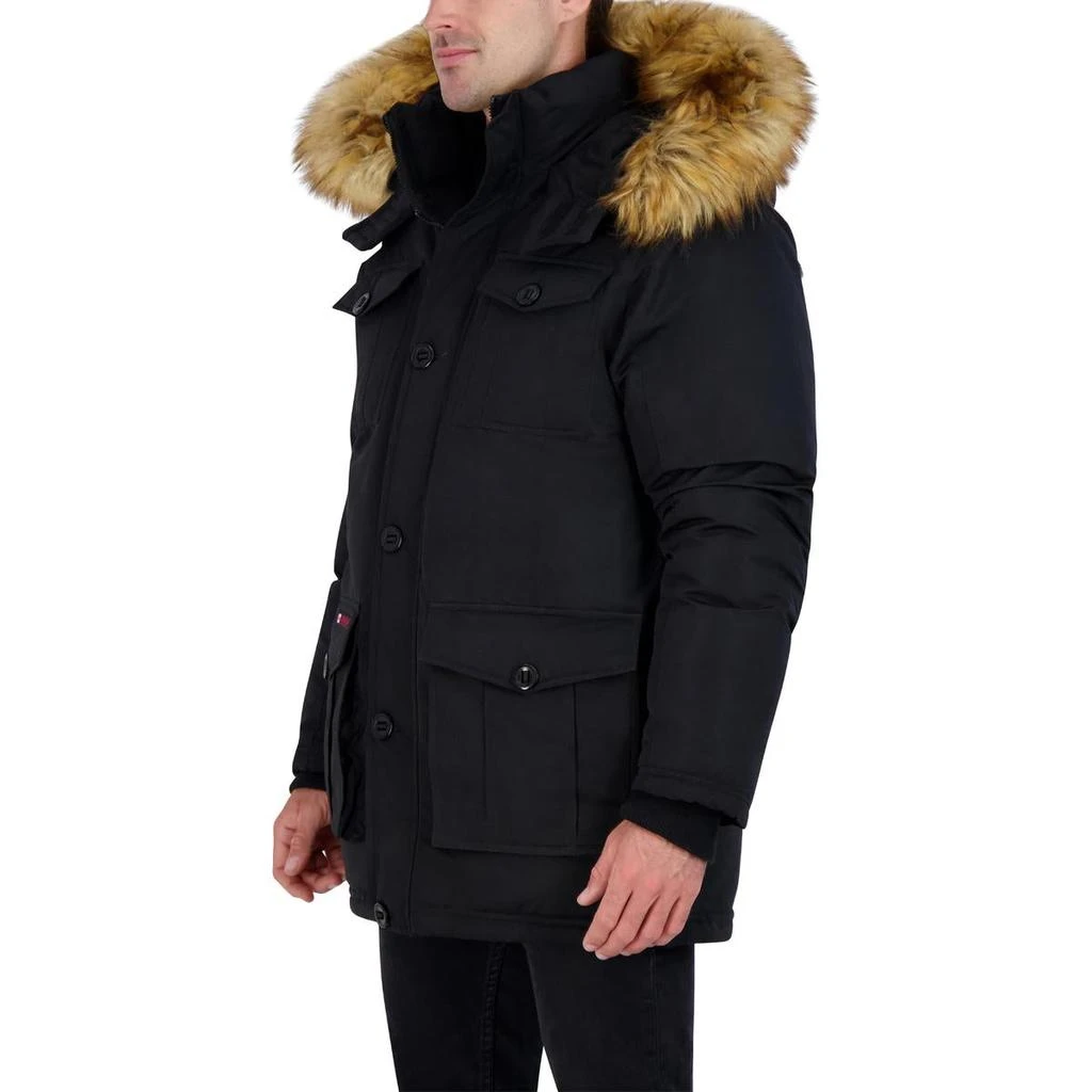 Canada Weather Gear Mens Faux Fur Heavyweight Parka Coat 5