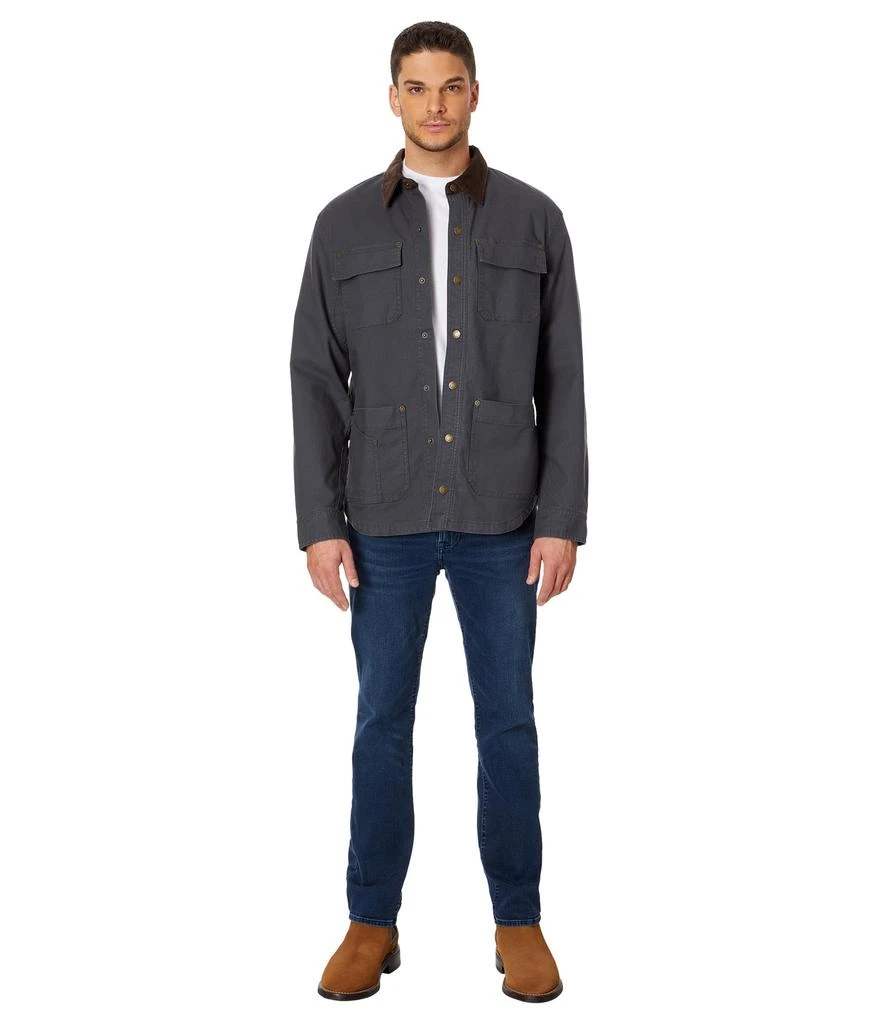 L.L.BEAN Signature Lined Canvas Shirt Jacket 4