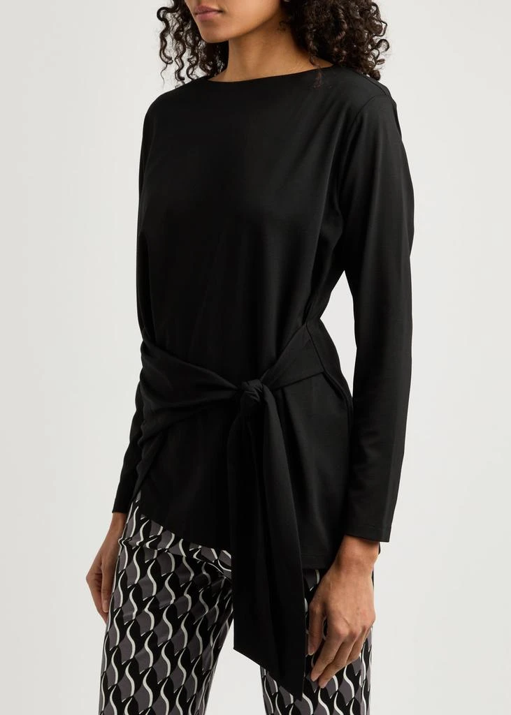 Diane von Furstenberg Rosalind wrap-effect jersey top 2