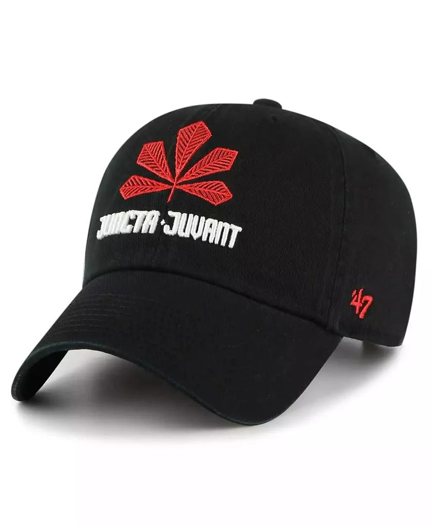 47 Brand Men's Black Cincinnati Reds 2023 City Connect Clean Up Adjustable Hat 1