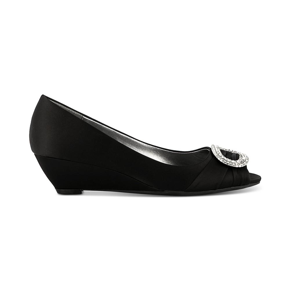 Karen Scott Ramonaa Embellished Evening Wedge Pumps, Created for Macy's