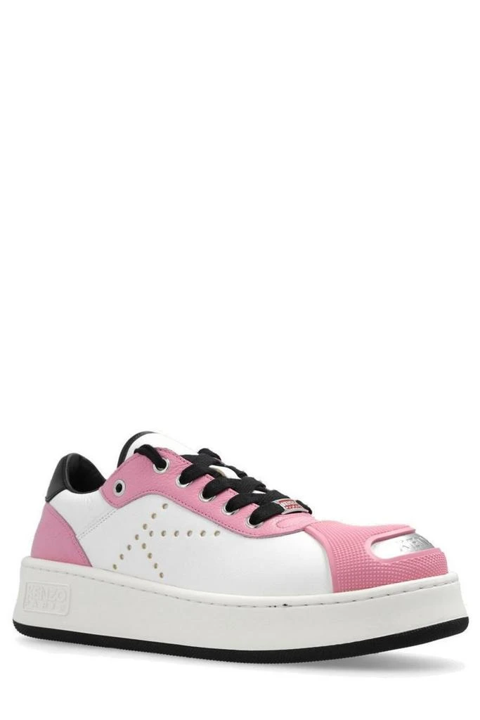 Kenzo Kenzo Hoops Contrasting-Toecap Low-Top Sneakers 2