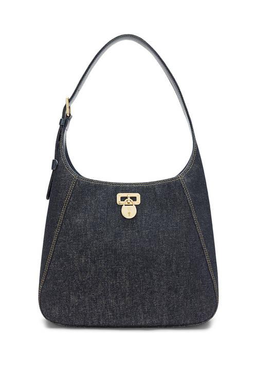 Ralph Lauren Denim Large Tanner Shoulder Bag