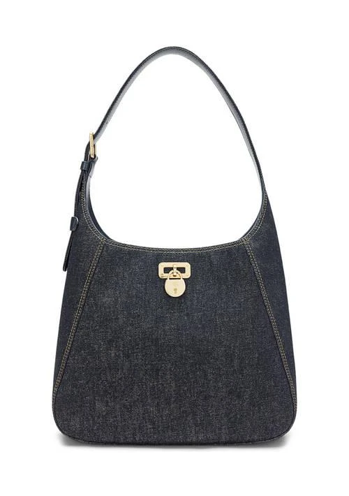 Ralph Lauren Denim Large Tanner Shoulder Bag 2