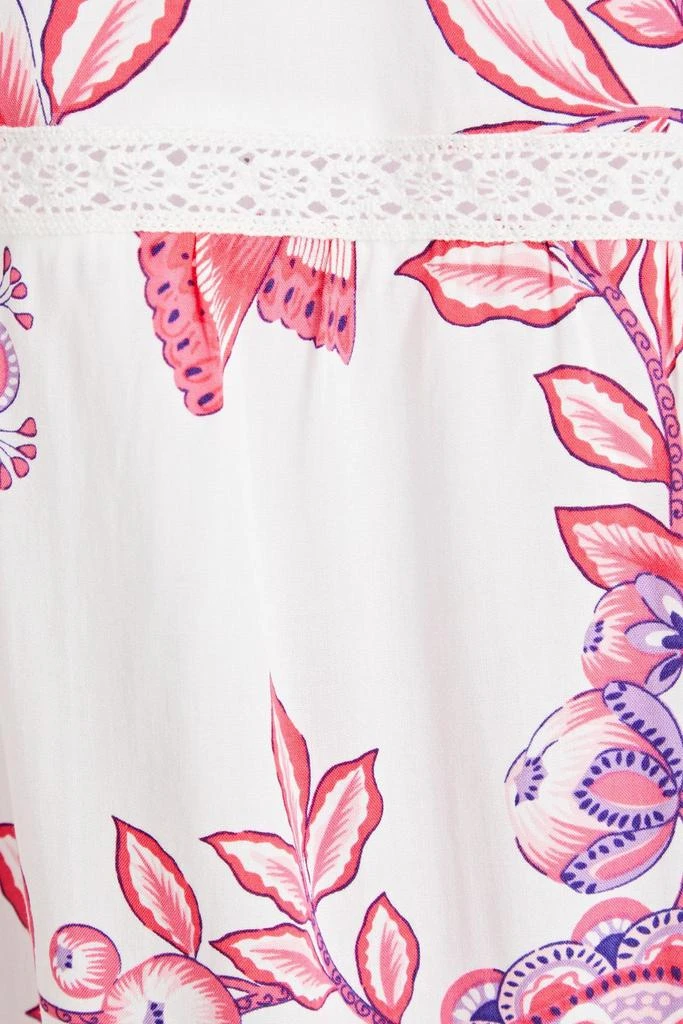 MELISSA ODABASH Wisteria floral-print woven maxi dress 4