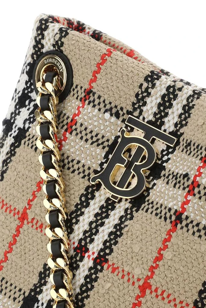 Burberry Burberry Mini Lola Checked Bucket Bag 4