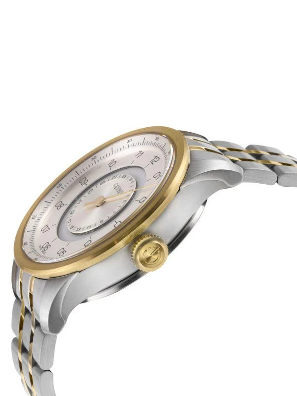 Gevril Jones St. 45MM Two Tone Stainless Steel Bracelet Watch 2