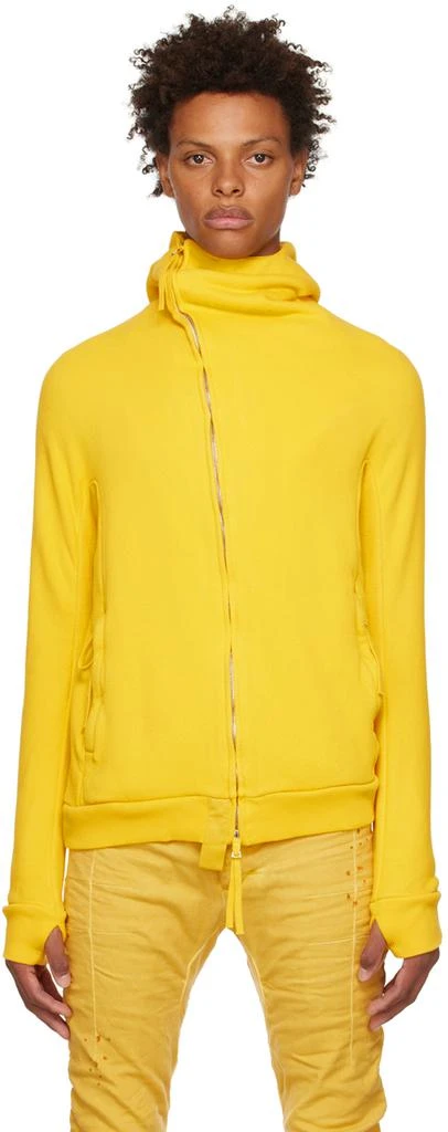 11 by Boris Bidjan Saberi Yellow Zipper 2 Hoodie 1