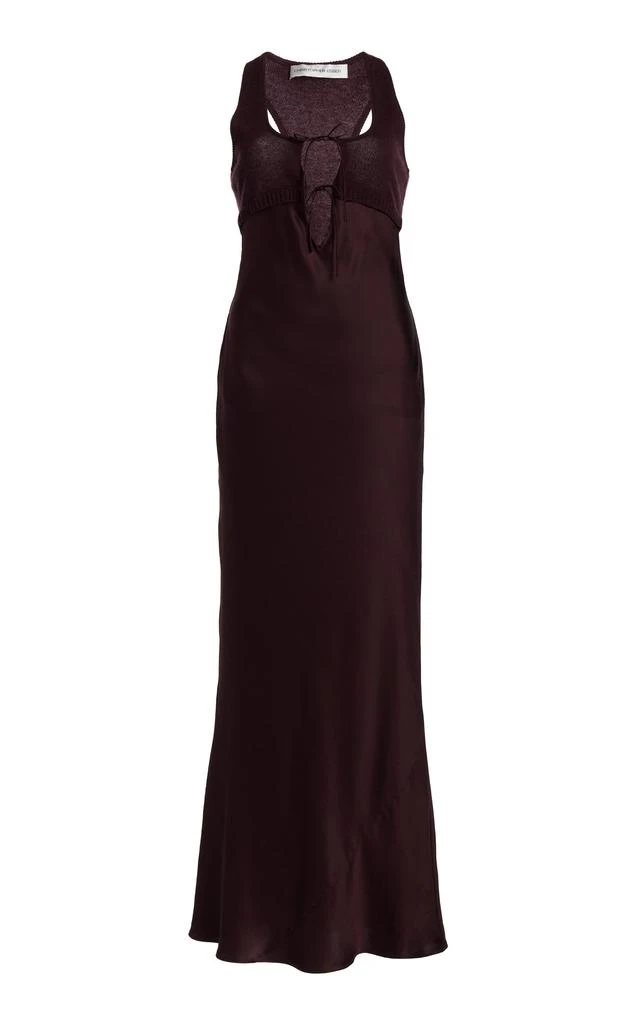 burgundy cashmere dress Mayowa - Turtleneck Cashmere Dress