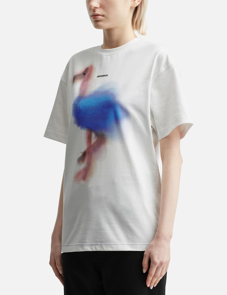 ADER error Ostrich Semi-oversized Fit T-shirt