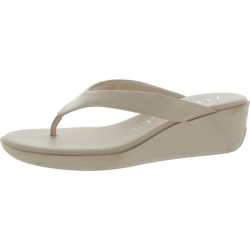Aerosoles Womens Slip On Wedges Thong Sandals