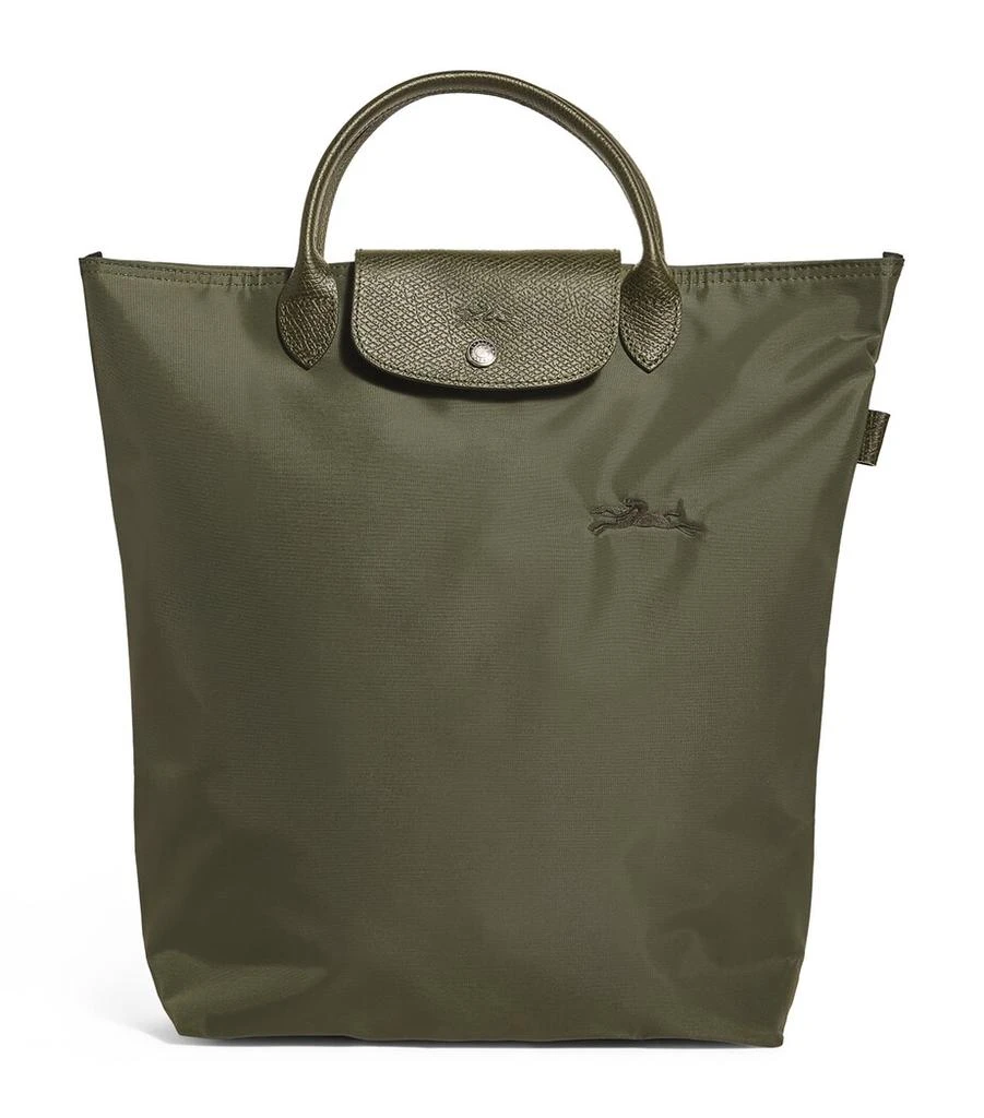 Longchamp Medium Le Pliage Green Tote Bag 1