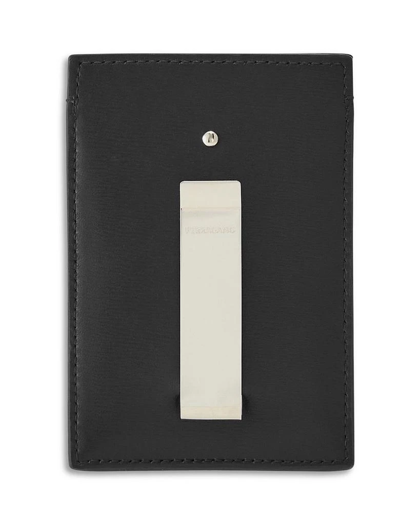 Salvatore Ferragamo Calfskin Leather Money Clip Card Holder 3
