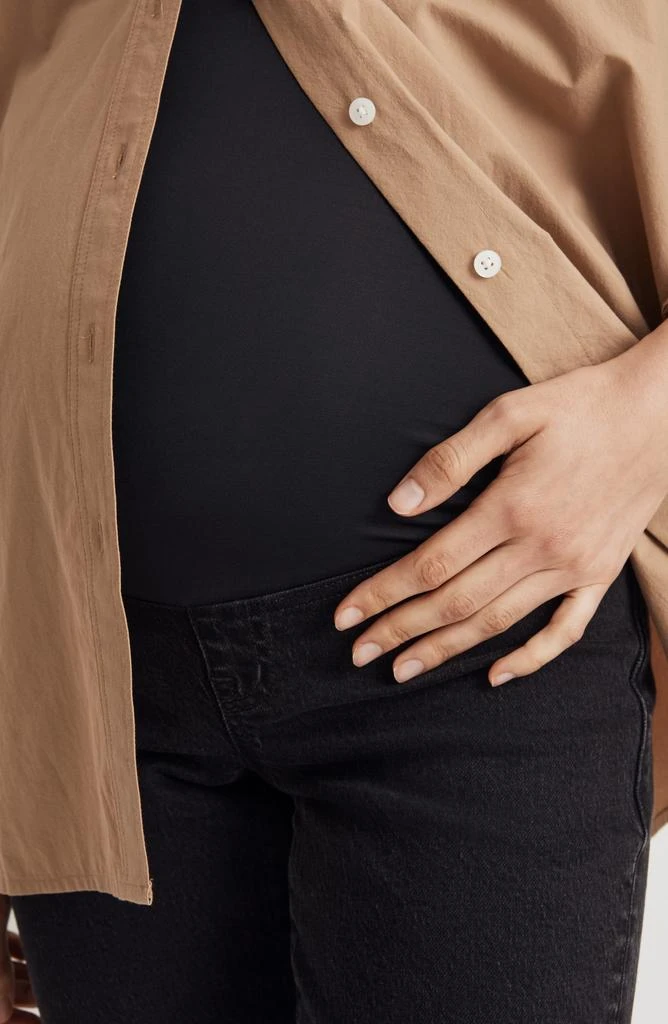 Madewell The Maternity Over the Belly '90s Straight Leg Jeans 6