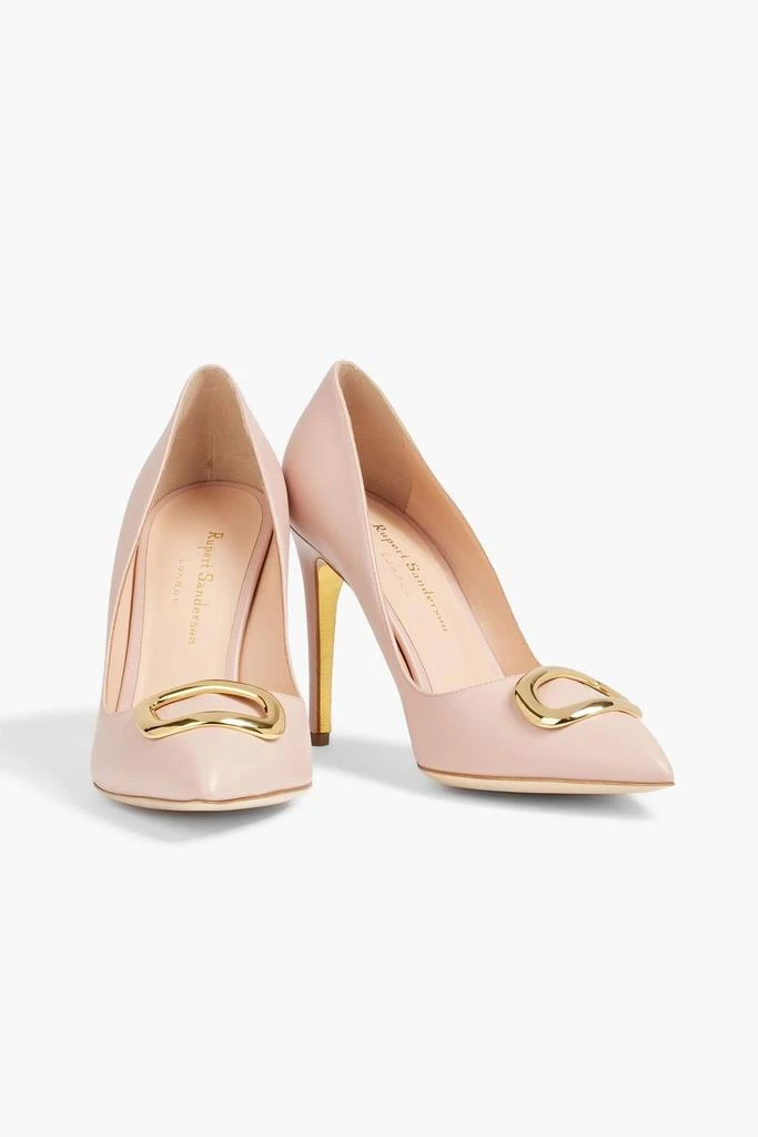 Rupert Sanderson Malory buckle-embellished leather pumps 2