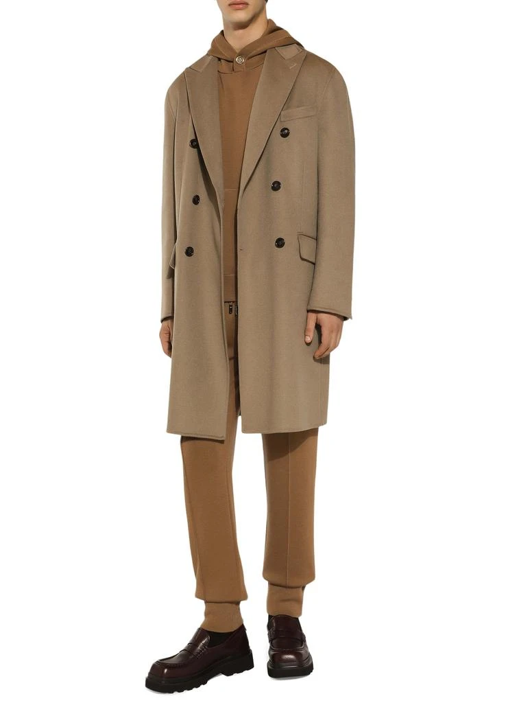 Dolce & Gabbana Wool and silk hoodie with DG patch 5