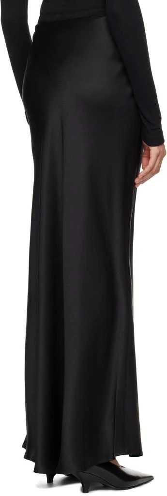 ANINE BING Black Bar Silk Maxi Skirt 3