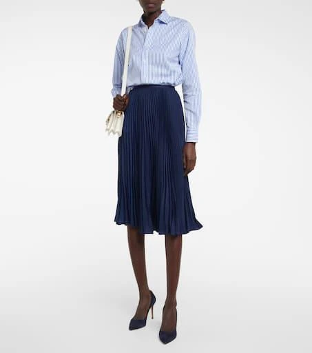 Ralph Lauren Pleated georgette midi skirt 2