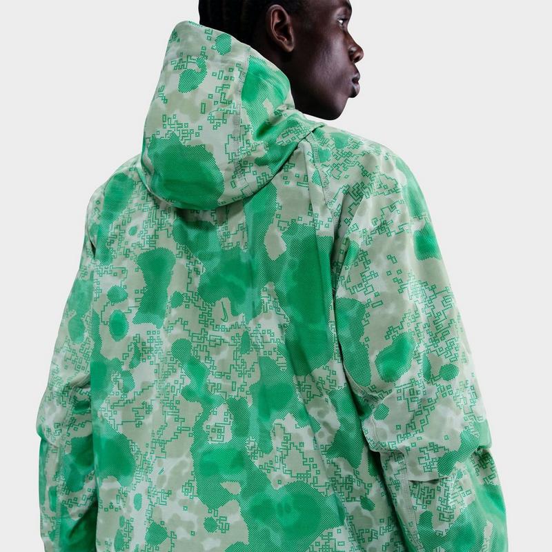 nike camo rain jacket